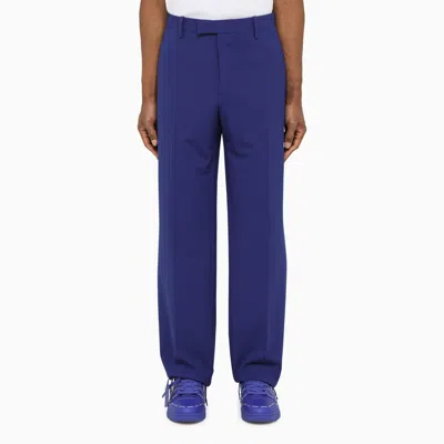 Off-white Blue Tailored Trousers