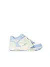 Off-white Blue/white Tricolor Out Of Office In Blue