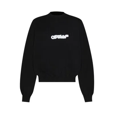Pre-owned Off-white Blurr Book Over Sweatshirt 'black' | Men's Size M