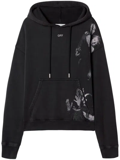 Off-white Black Blurred Mary Skate Hoodie