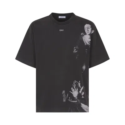 Pre-owned Off-white Blurred Mary Skate Short-sleeve Tee 'black/white'