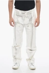 Off-white Body Scan-print Wide-leg Jeans