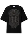 Off-white Off White Black Cotton T Shirt In Black