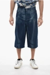 Off-white Skeleton Denim Bermuda Shorts