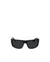 Off-white Bologna Rectangle-frame Sunglasses In Black