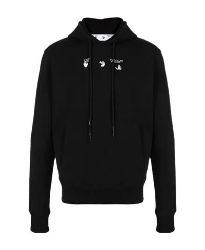 Off-white Bolt Arrow Hoodie In Black