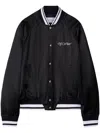 Off-white Script Cotgab Souvenir Jacket In Black