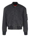 Off-white Diag Tab Vintage Bomber Jacket In Black