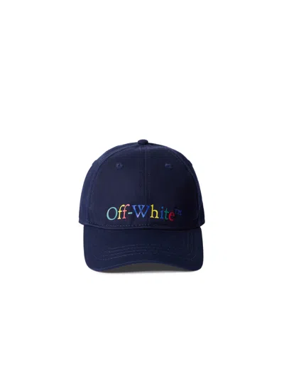 Off-white Bookish Baseball Logo Cap In Blue