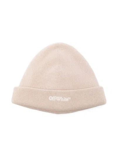 Off-white Babies' Bookish Beanie Hat In Neutrals