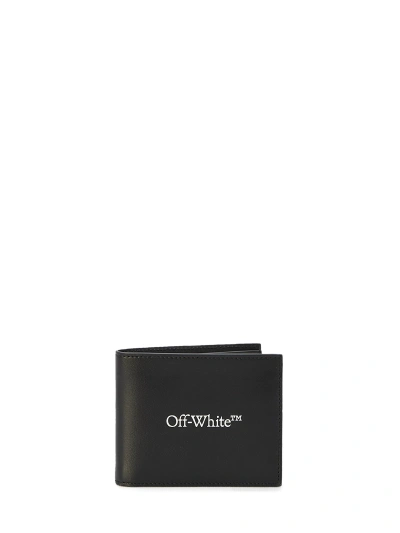 Off-white Bookish Bi-fold In Black