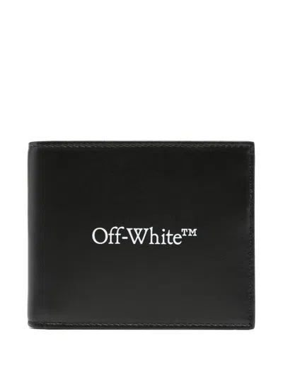 Off-white Logo Wallet In Black
