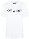 Off-white Big Logo Bookish Crop Tee In White