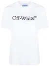 Off-white Big Logo Bookish Crop Tee In White
