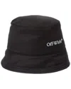 Off-white Bookish Bucket Hat In Black