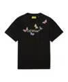 Off-white Black T-shirt For Girl With Logo In Black