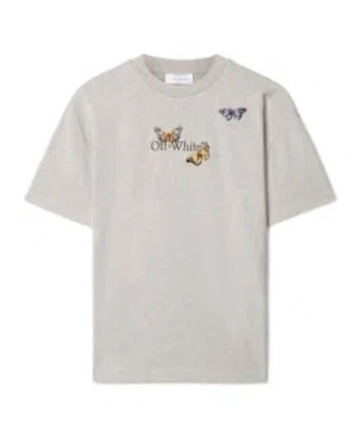Off-white Bookish Butterfly T-shirt In White