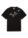 Off-white Black T-shirt For Girl With Logo In Black White