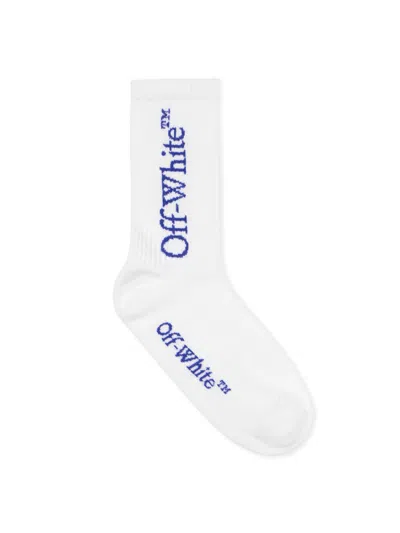 Off-white Bookish Calf Socks In White