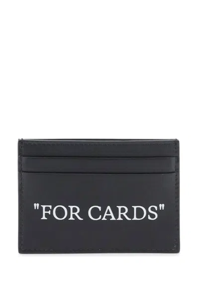 Off-white Card Holder In Nero