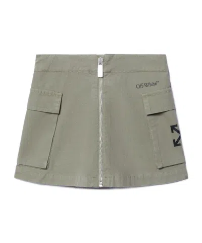 OFF-WHITE BOOKISH CARGO SKIRT