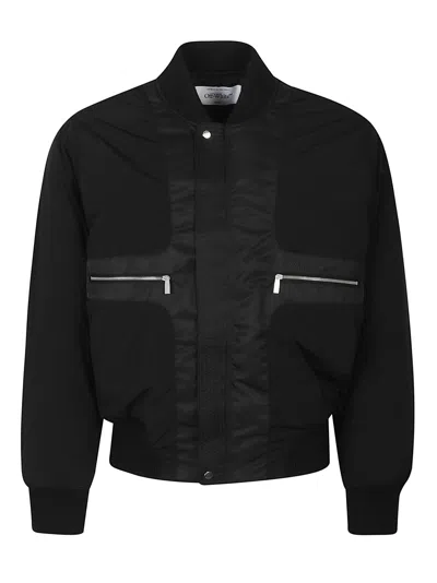 OFF-WHITE BOOKISH CHAIN INSIDEOUT BOMBER JACKET