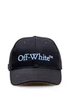 OFF-WHITE OFF-WHITE BOOKISH CURVED PEAK BASEBALL CAP