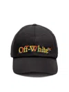 Off-white Logo-embroidered Cap In Negro