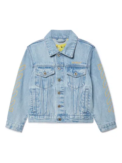 OFF-WHITE BOOKISH DENIM JACKET