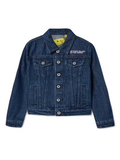 OFF-WHITE BOOKISH DENIM JACKET