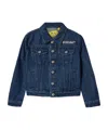 Off-white Blue Bookish Patch Denim Jacket In Blue