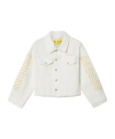 OFF-WHITE BOOKISH DIAG DENIM JACKET