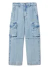 Off-white Bookish Diag Jeans In Blue