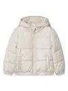 Off-white Bookish Diag Quilted Puffer Jacket In Neutrals