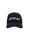 Off-white Logo Cotton Baseball Cap In Black