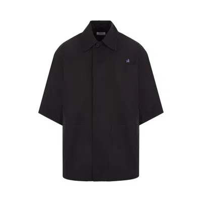 Pre-owned Off-white Bookish Flower Utility Shirt 'black' | Men's Size 46