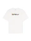 Off-white Arrow Flower Printed Crewneck T-shirt In Multi