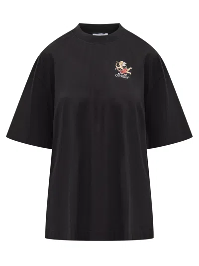 OFF-WHITE BOOKISH FRESCO T-SHIRT