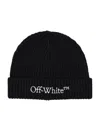 Off-white Off White Bookish Wool Beanie In Multi