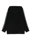 Off-white Bookish Logo Band Hoodie In Black