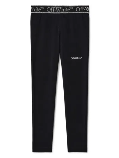 OFF-WHITE BOOKISH LOGO BAND LEGGINGS