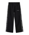 Off-white Bookish Logo Band Track Pants In Black