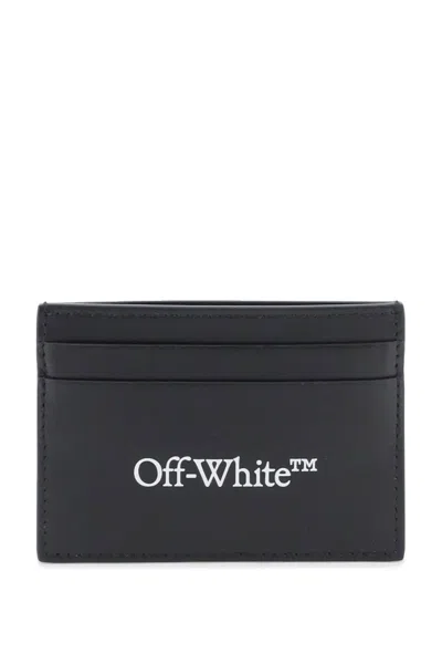 Off-white Off White Bookish Logo Card Holder In Black