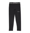 Off-white Bookish Logo Band Leggings In Black