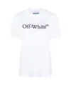 Off-white Big Logo Bookish Crop Tee In White