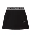 Off-white Bookish Logoband Sweatskirt Black - Whit In Black