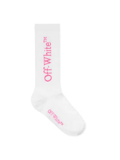 Off-white Bookish Long Socks In White