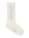 Off-white Bookish Long Socks By Off White Kids In Neutral
