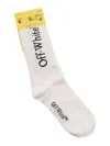 Off-white Bookish Long Socks White - Black In White