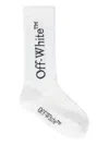 Off-white Logo Long Socks In White